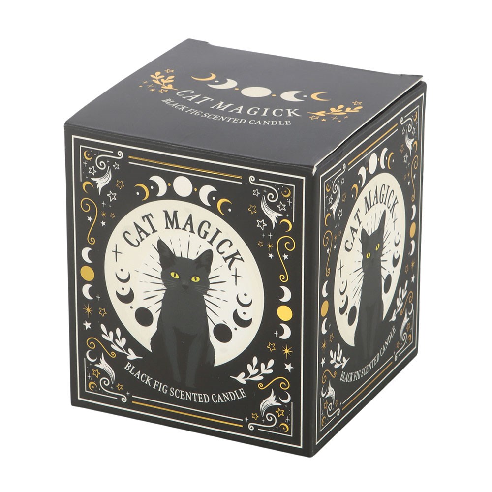 Black Cat Magick - Black Fig Scented Candle2