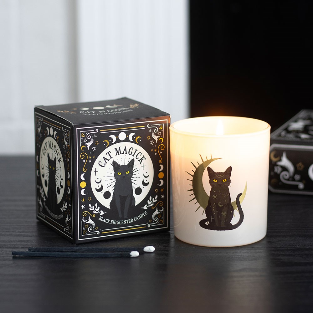 Black Cat Magick - Black Fig Scented Candle3