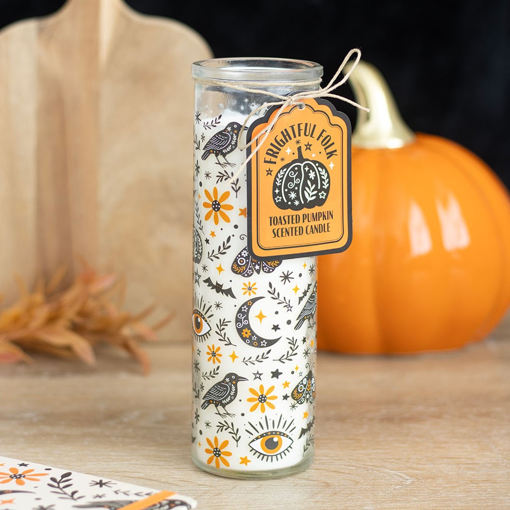 Frightful Folk - Toasted Pumpkin Scented Tube Candle3