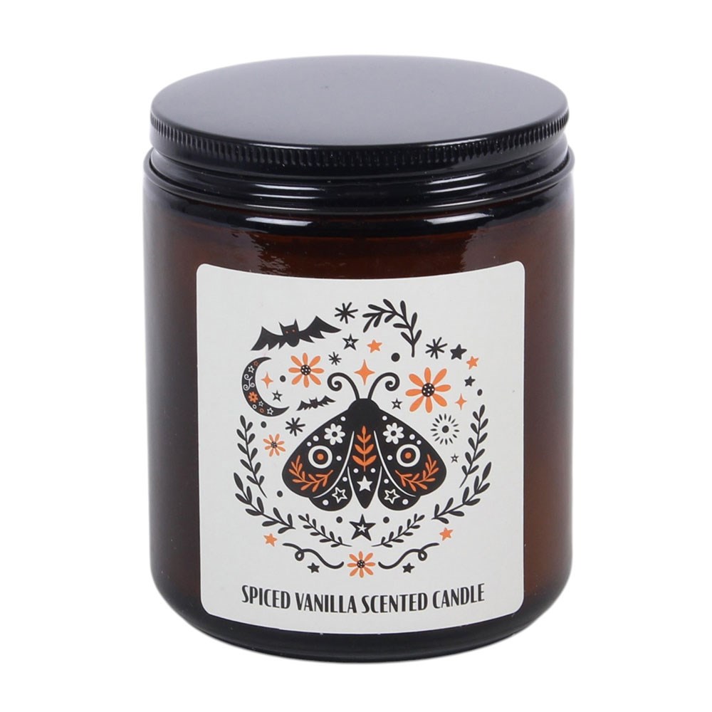 Frightful Folk Moth Candle - Spiced Vanilla Scent1