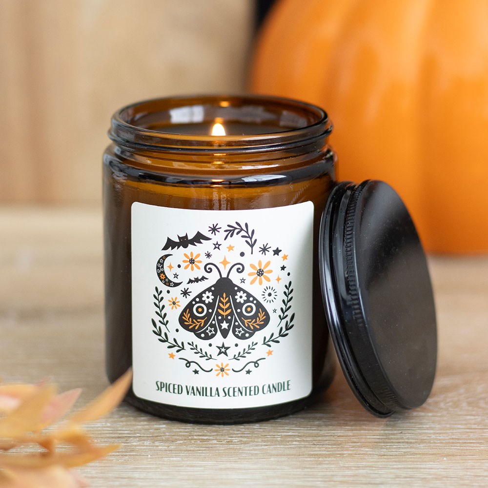 Frightful Folk Moth Candle - Spiced Vanilla Scent3