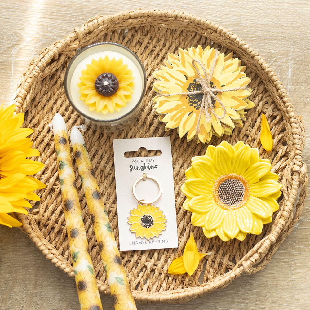 Sunflower Shaped Coasters - Set of 44