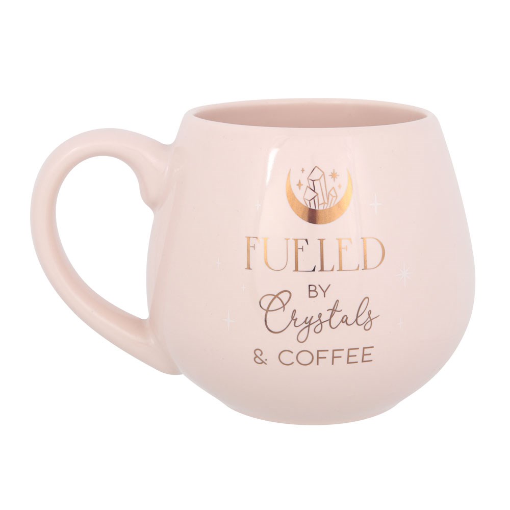 Fueled By Crystals & Coffee Rounded Mug (500ml)