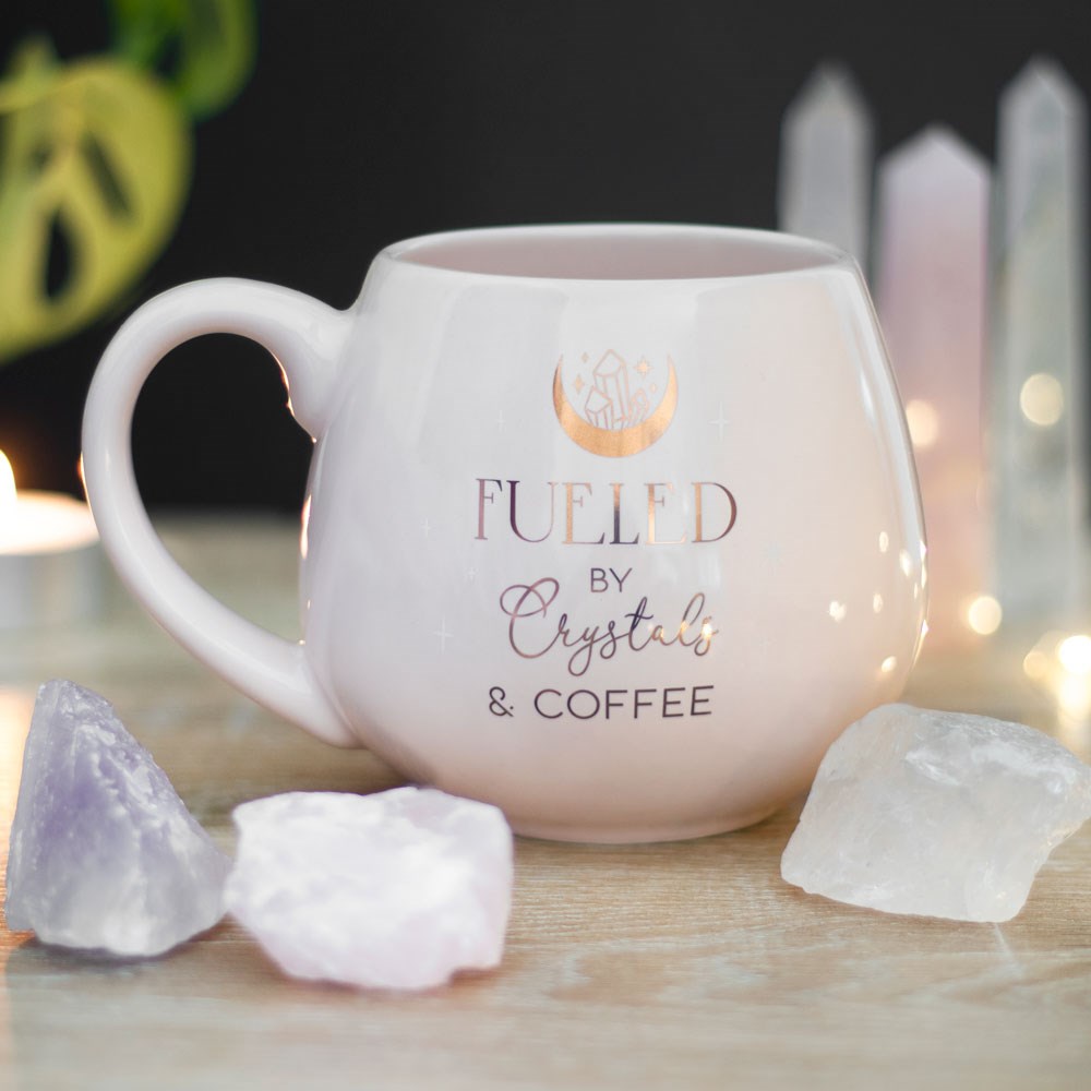 Fueled By Crystals & Coffee Rounded Mug (500ml)3