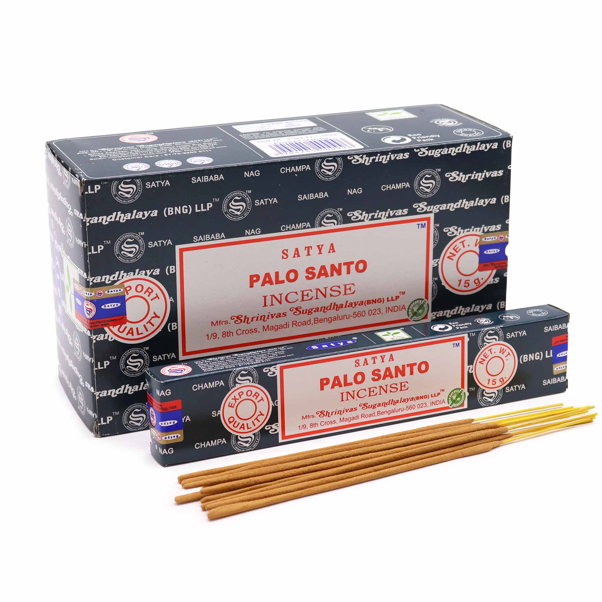 Satya Palo Santo Incense Sticks - 15g Hand-Rolled