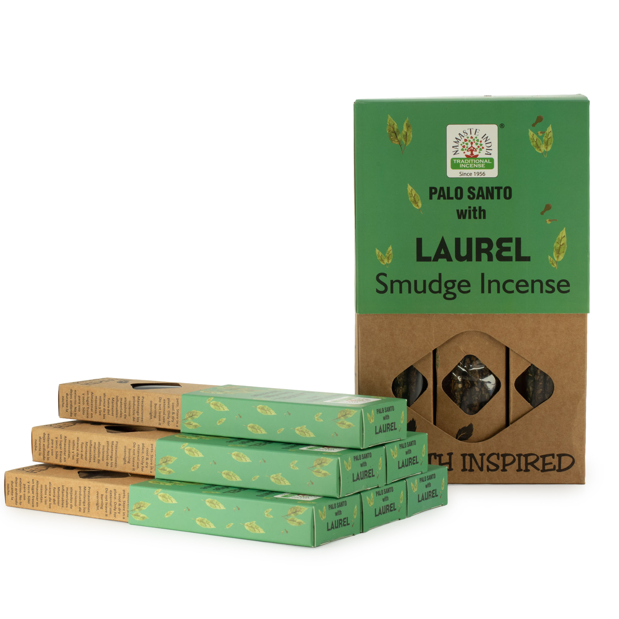 Earth Inspired Palo Santo with Laurel Smudge Incense Sticks3