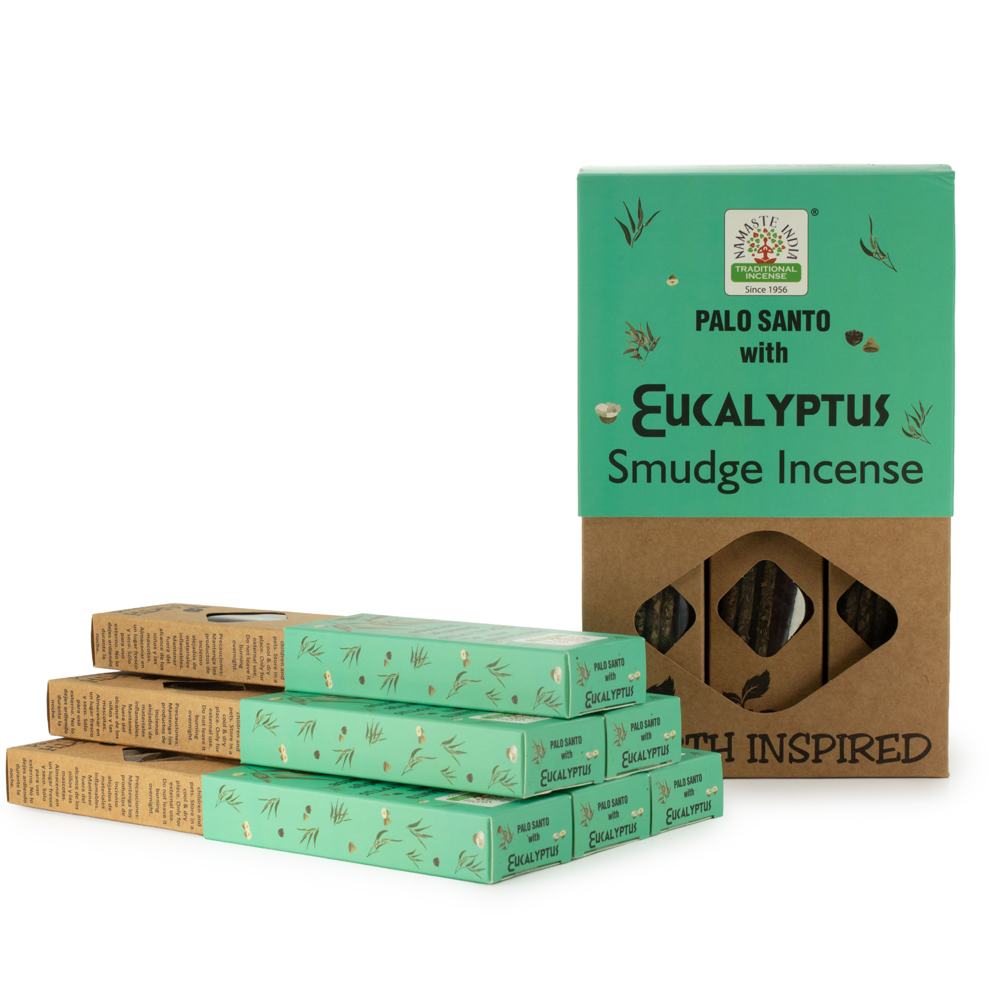 Earth Inspired Palo Santo with Eucalyptus Smudge Incense Sticks3