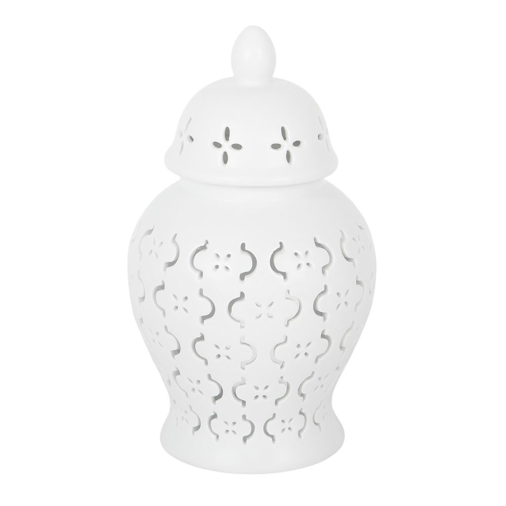 Moroccan Lantern Ceramic Oil Burner & Wax Warmer1