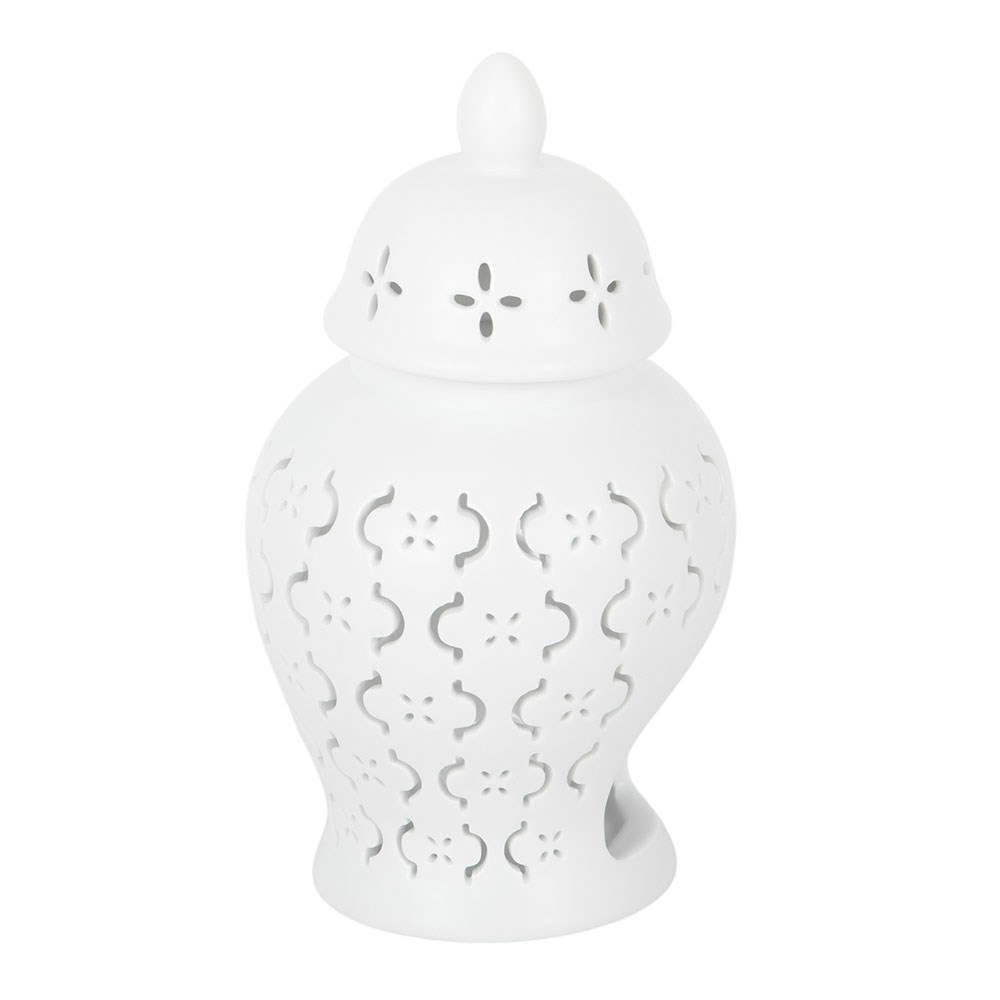 Moroccan Lantern Ceramic Oil Burner & Wax Warmer3