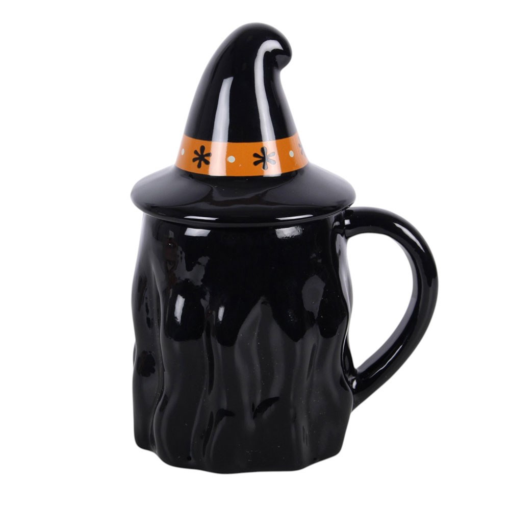 Frightful Folk Ceramic Witch Lidded Mug3