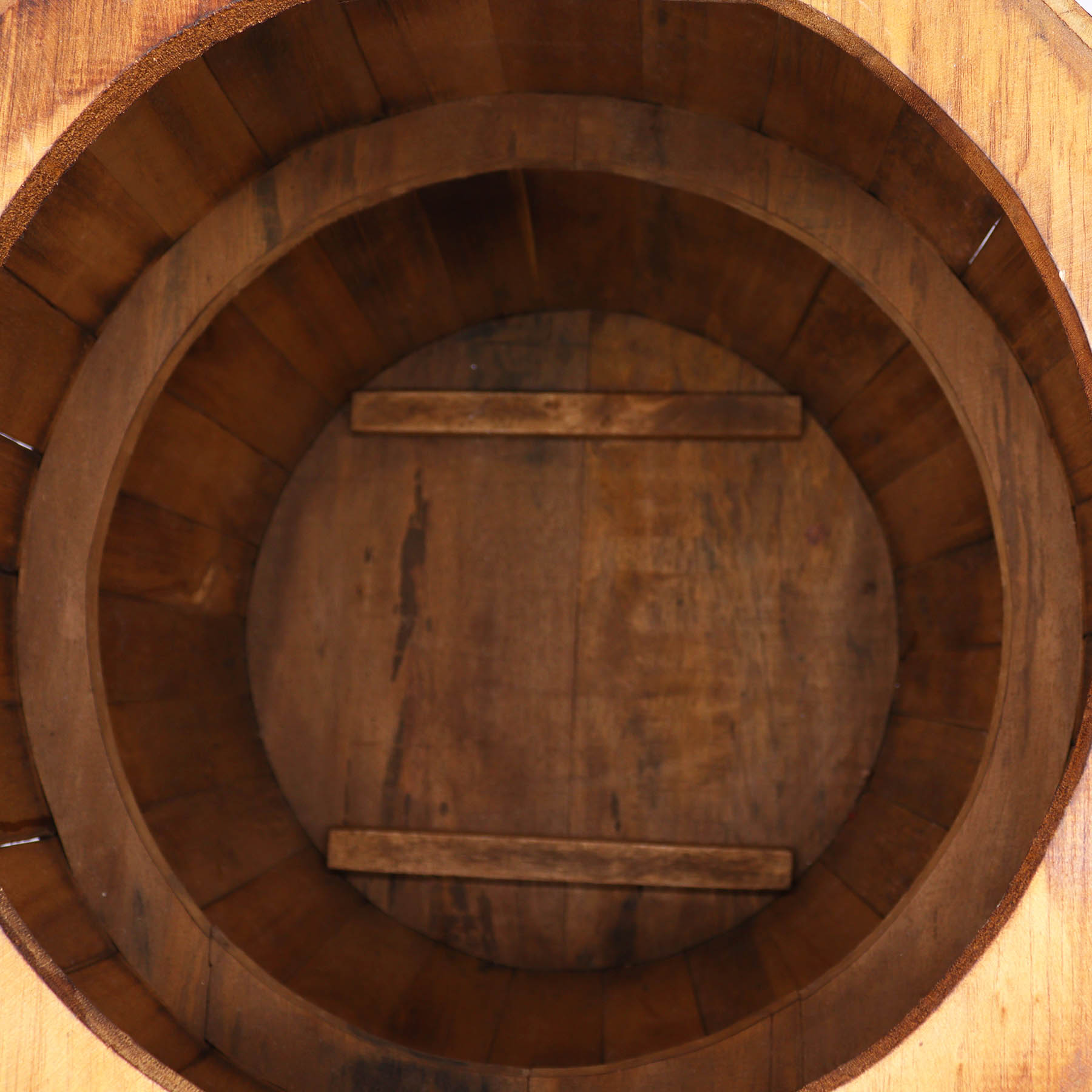 Natural Wood Beer Barrel Table (60x48.5cm)2