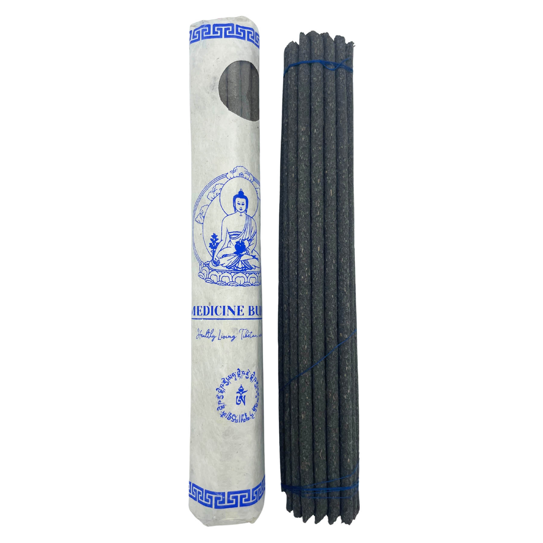 Premium Tibetan Incense - Medicine Buddha - Rolled Pack (30 sticks)