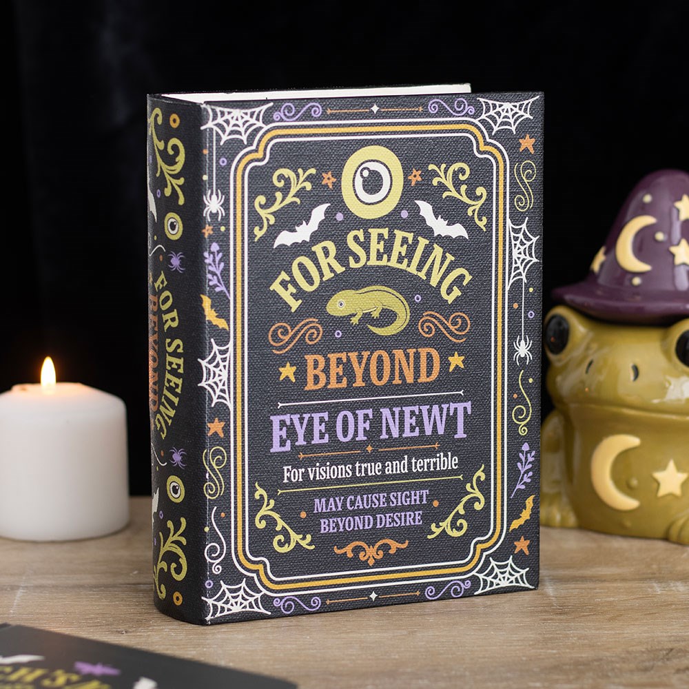 Eye of Newt Faux Spell Book Storage Box3