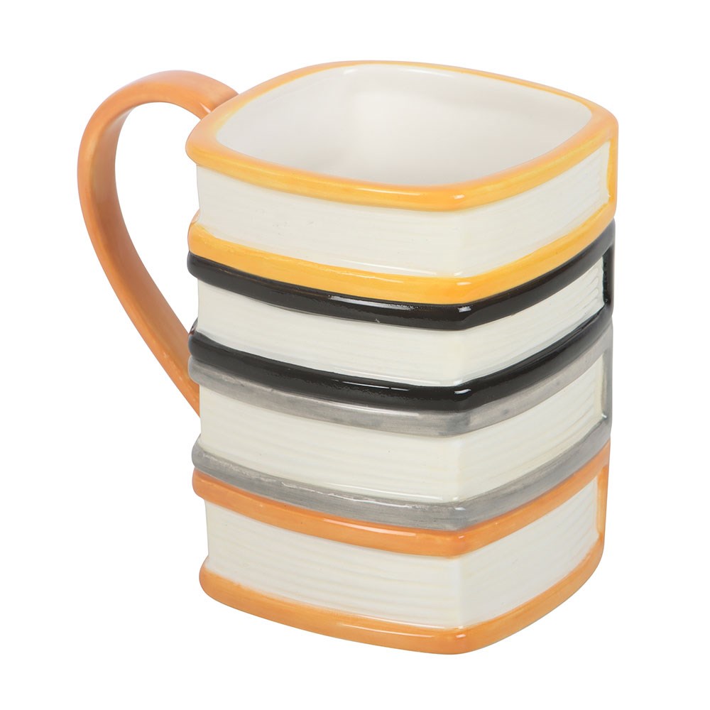 The Haunted Library Book Stack Mug2