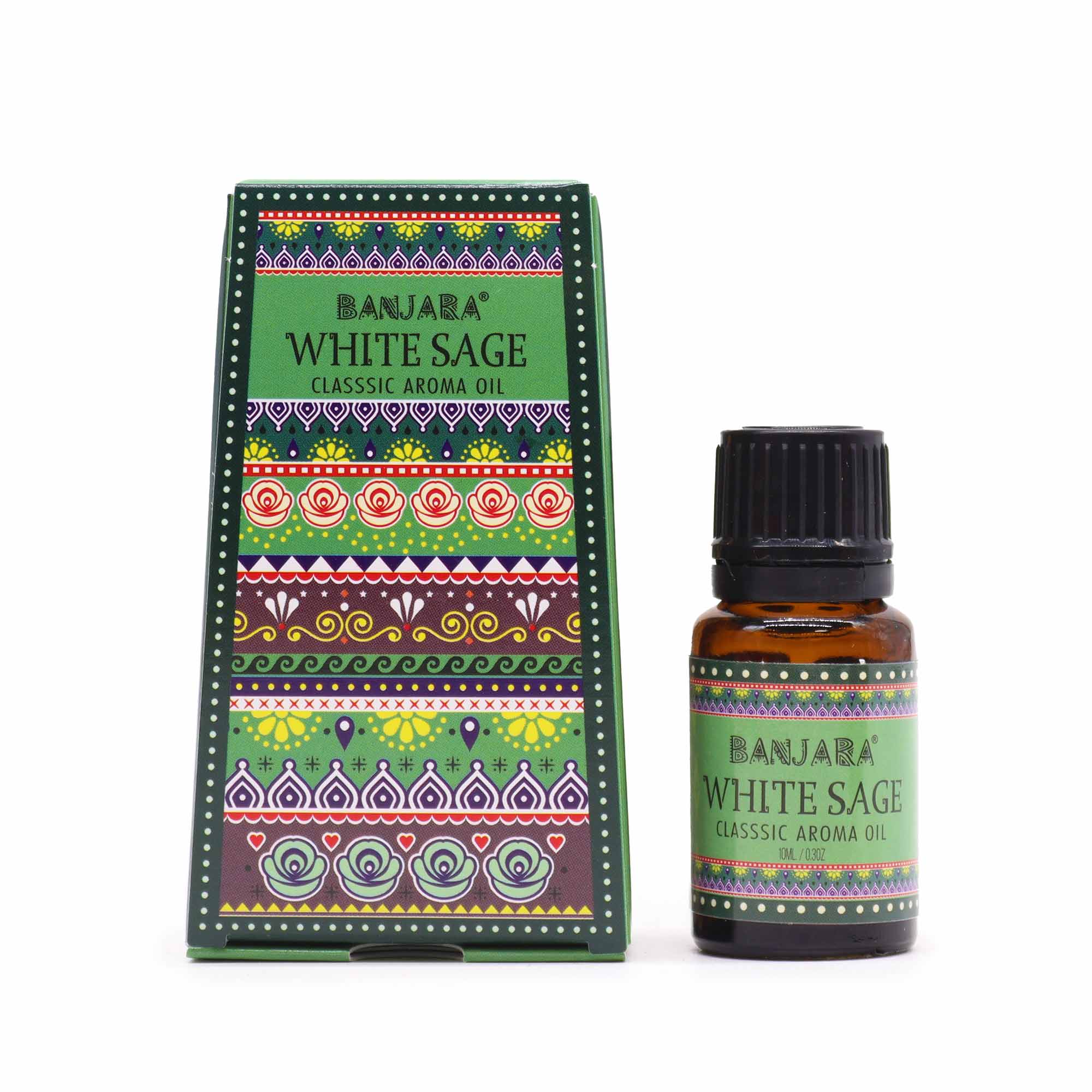 Banjara White Sage Classic Aroma Oil (10ml)