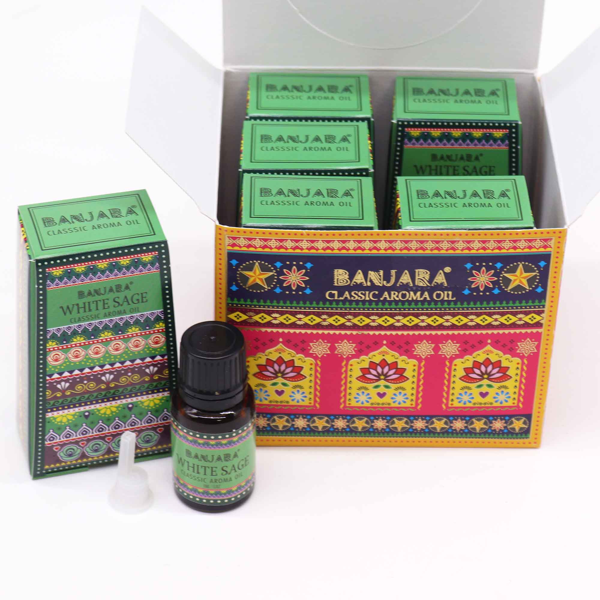 Banjara White Sage Classic Aroma Oil (10ml)1