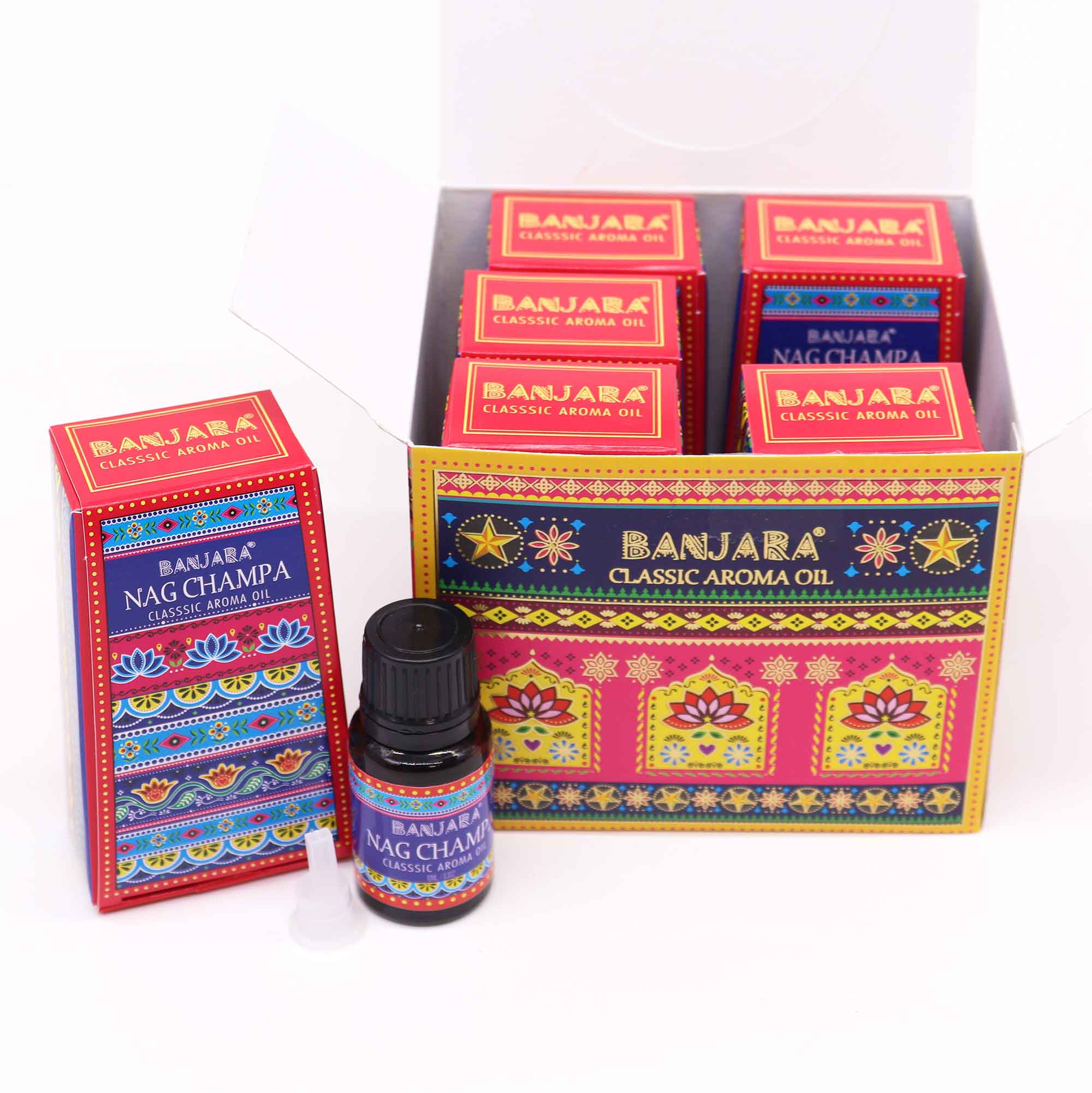 Banjara Nag Champa Classic Aroma Oil (10ml)1