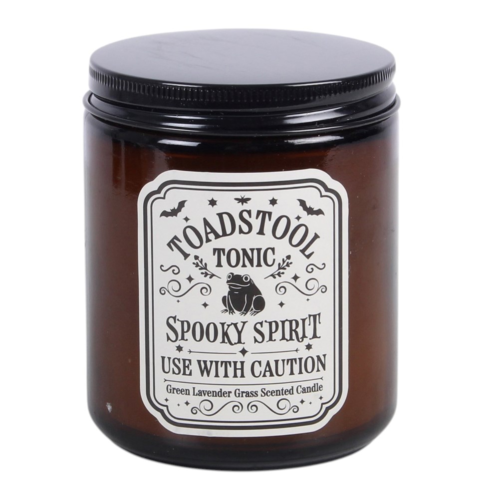 Toadstool Tonic Scented Candle - Green Lavender Grass1