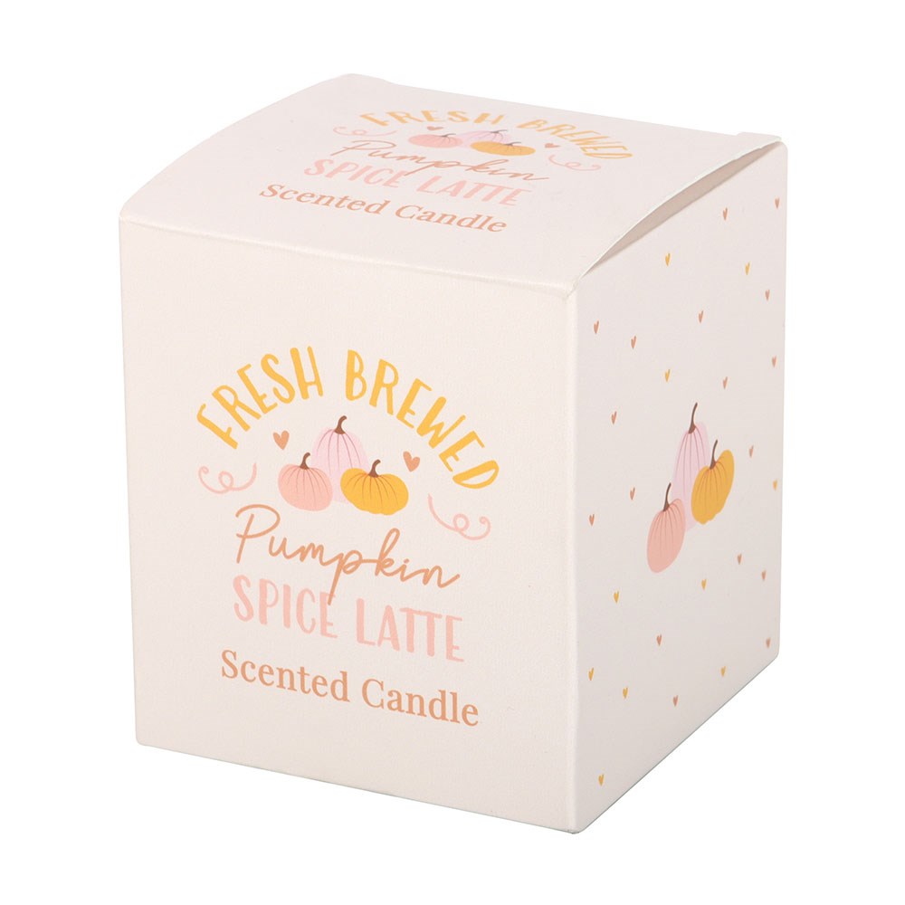 Fresh Brewed Pumpkin Spice Latte Scented Candle2