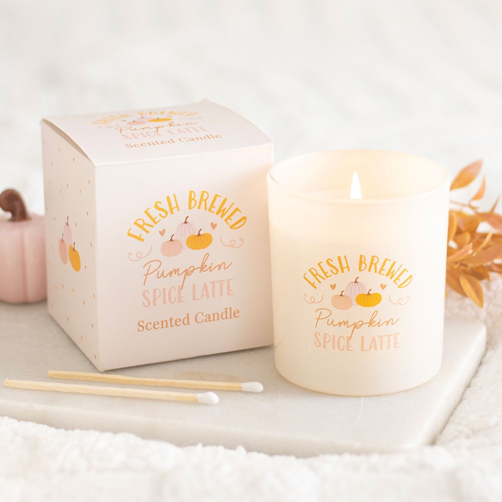 Fresh Brewed Pumpkin Spice Latte Scented Candle3