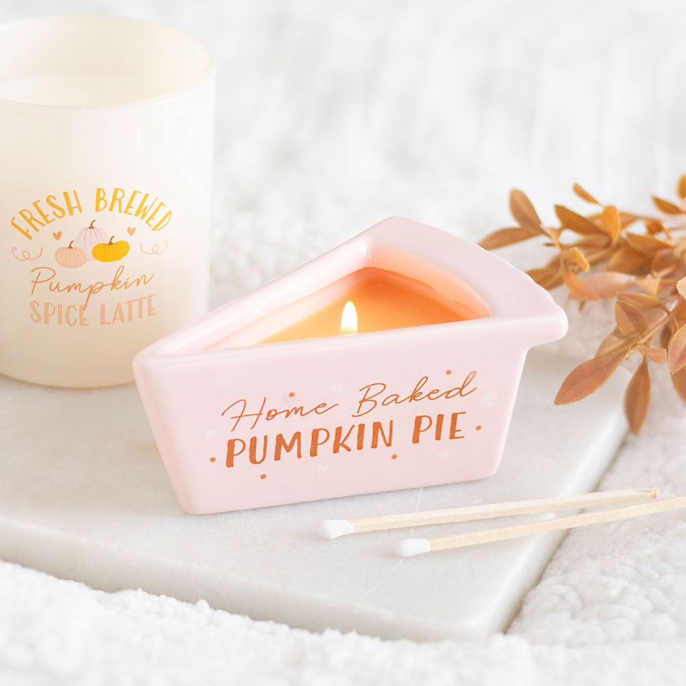 Home Baked Pumpkin Pie Ceramic Candle3