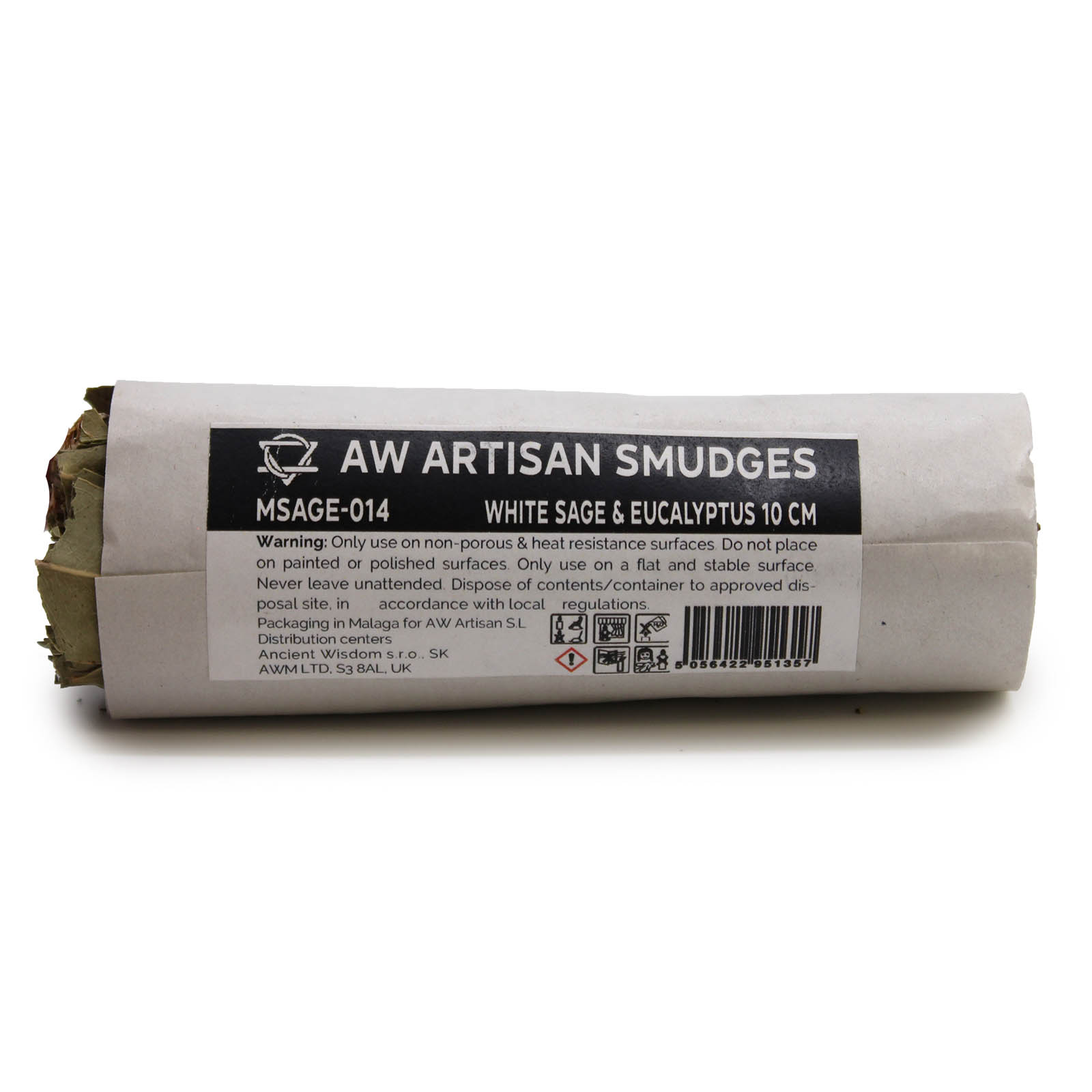 White Sage & Eucalyptus Smudge Stick - 10cm2