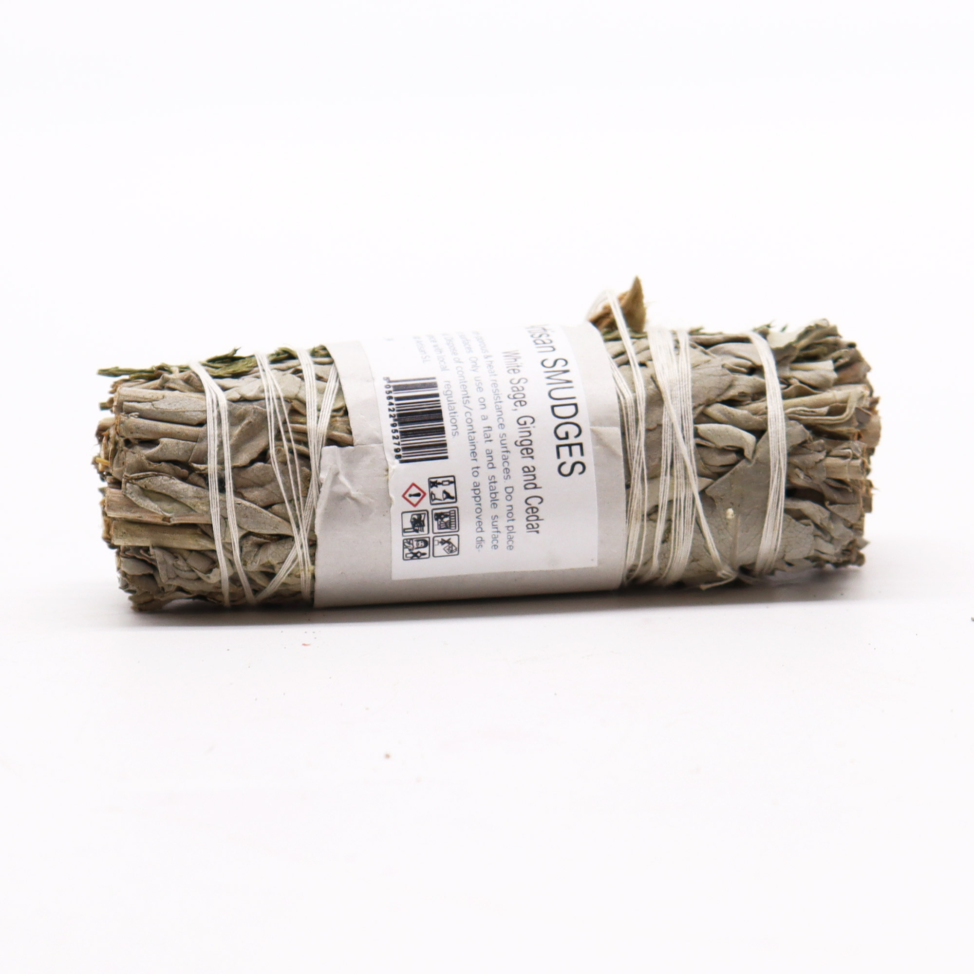 White Sage, Ginger & Cedar Smudge Stick - 10cm2
