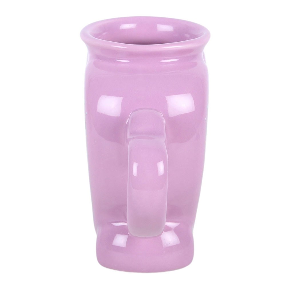 Pastel Purple Love Potion Shaped Mug with Heart Handle2