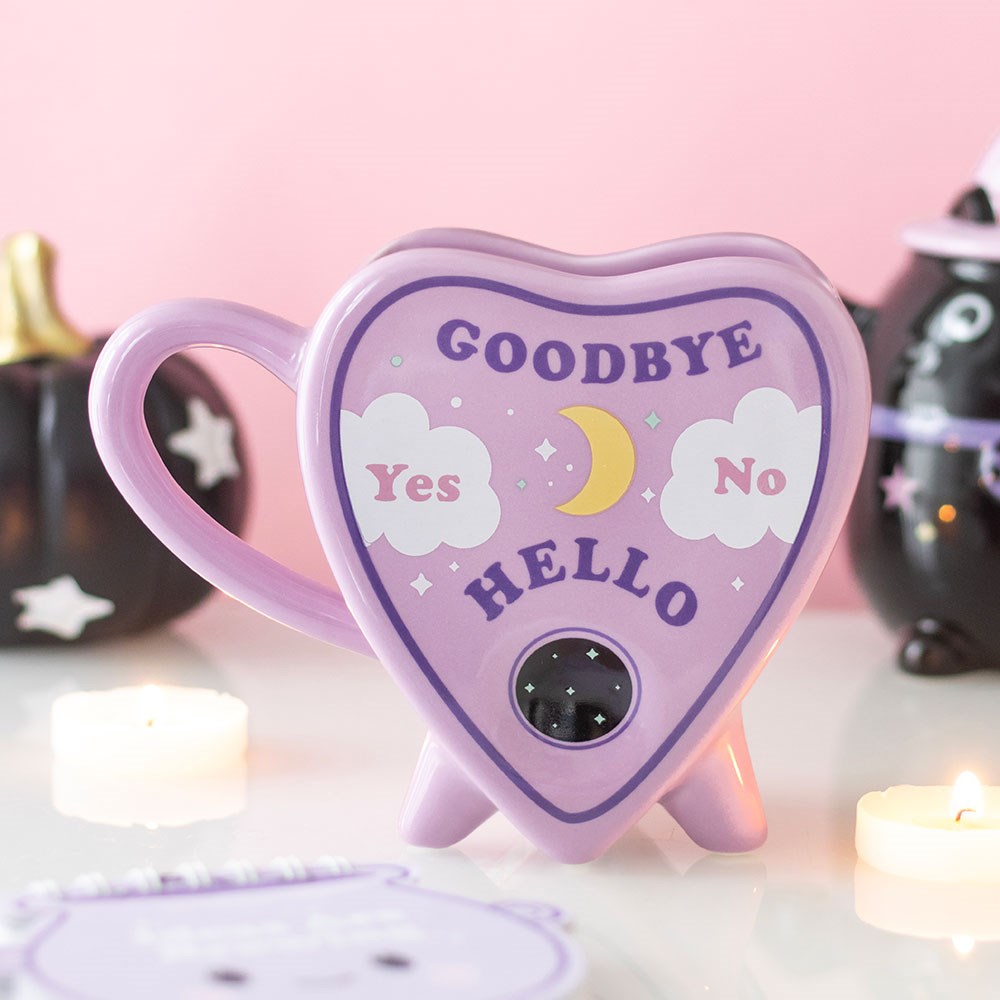 Spooky-Cute Spirit Board Planchette Mug (300ml)3