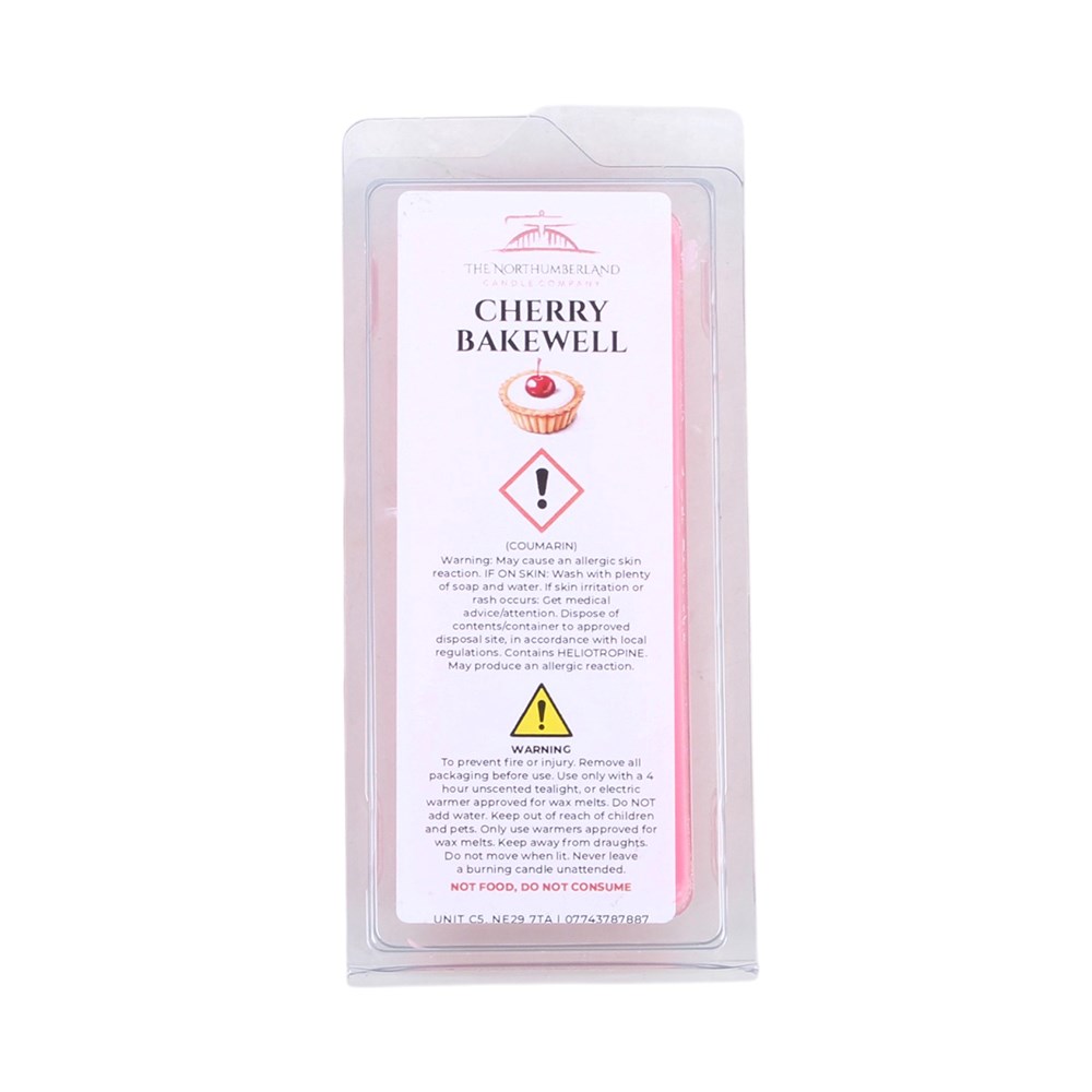 Cherry Bakewell Wax Melt Snap Bar - 50g1