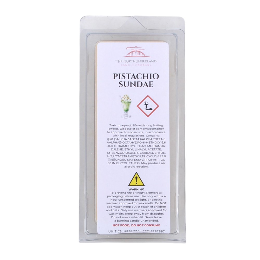 Pistachio Sundae Wax Melt Snap Bar - 50g1