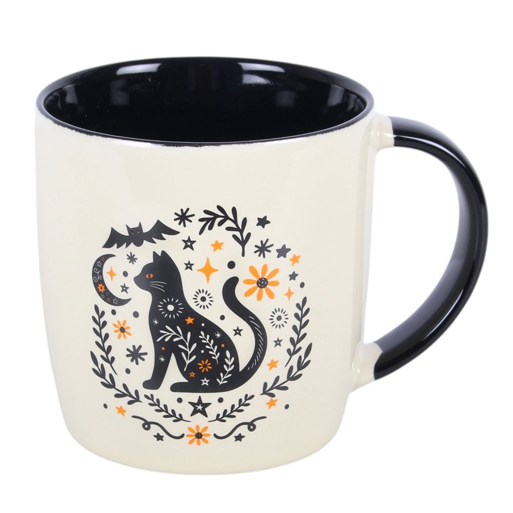 Frightful Folk Cat Ceramic Mug (370ml)2