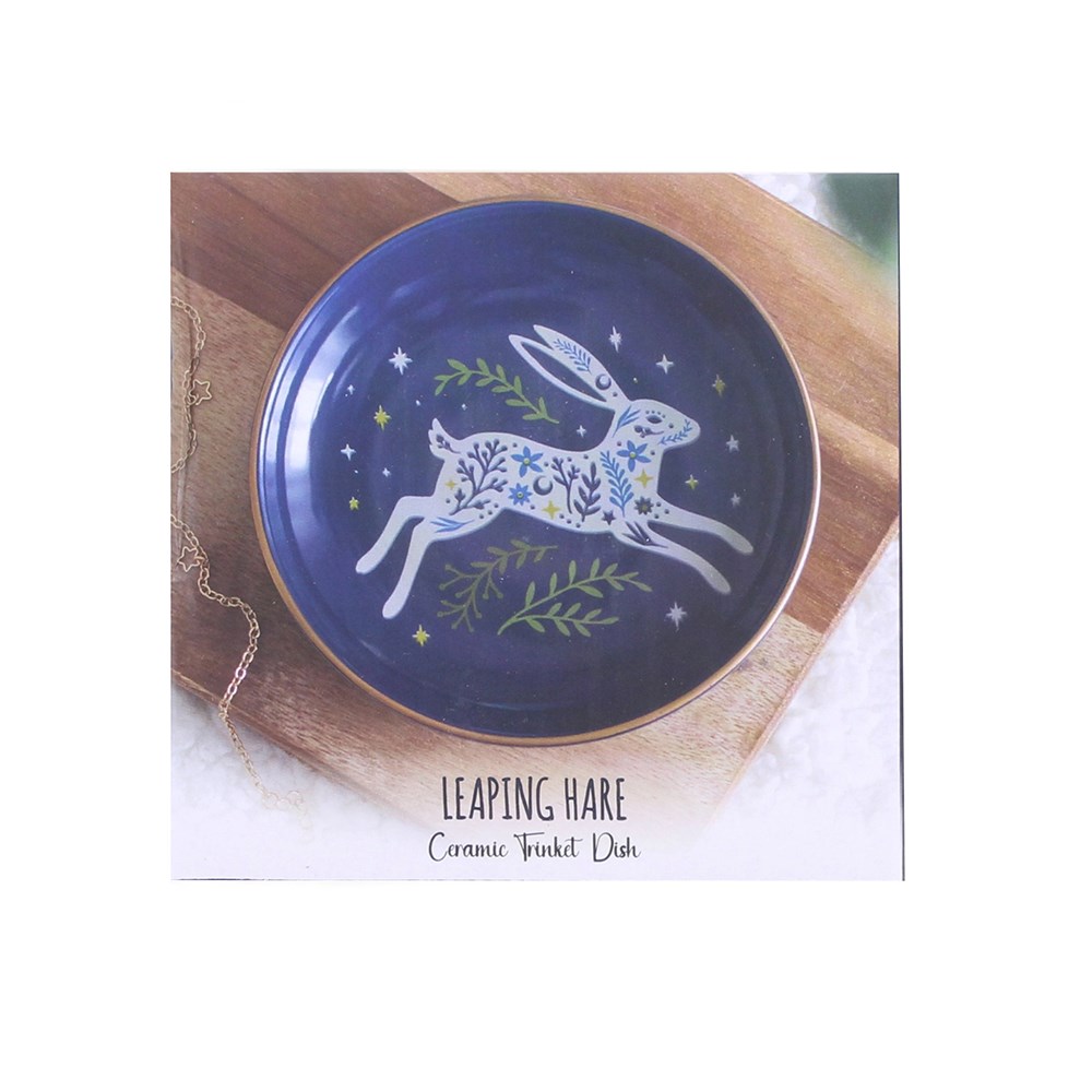 Leaping Hare Ceramic Trinket Dish3