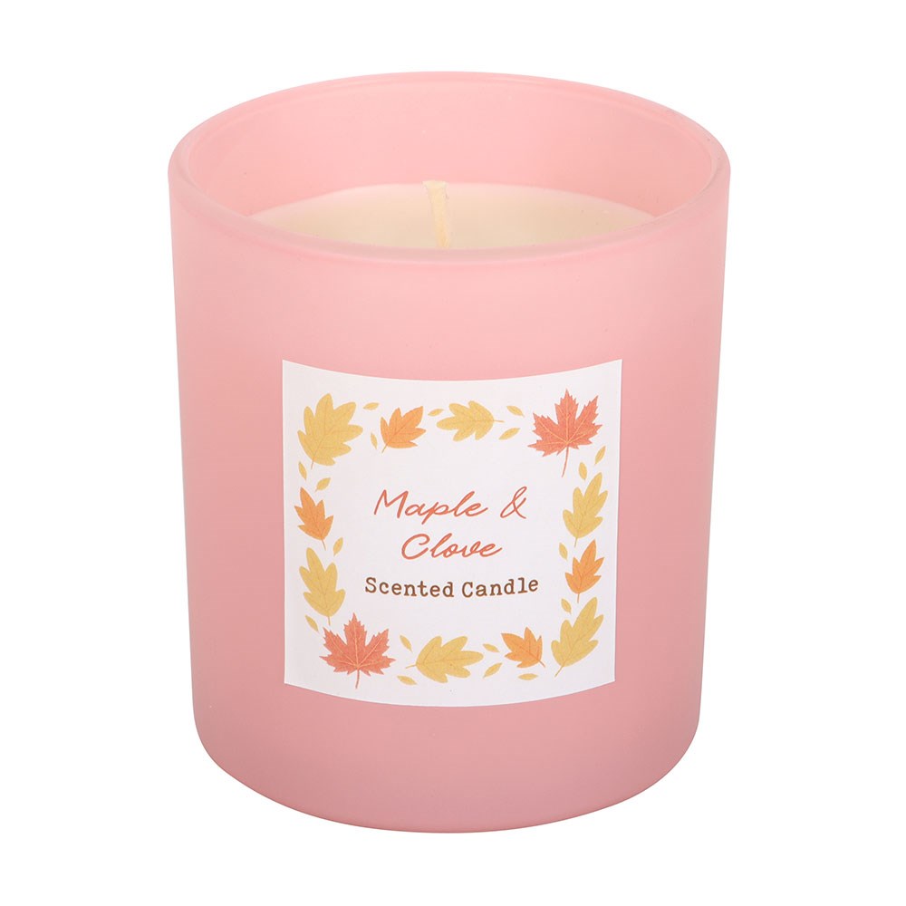 Maple & Clove Scented Candle1