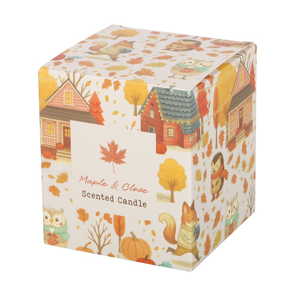 Maple & Clove Scented Candle2