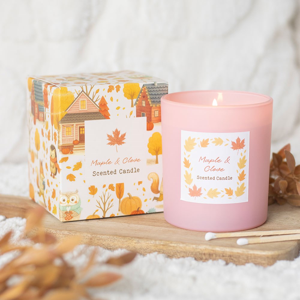 Maple & Clove Scented Candle3