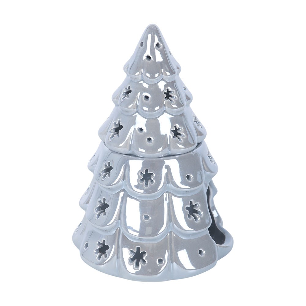 Iridescent Silver Fir Tree Oil Burner2