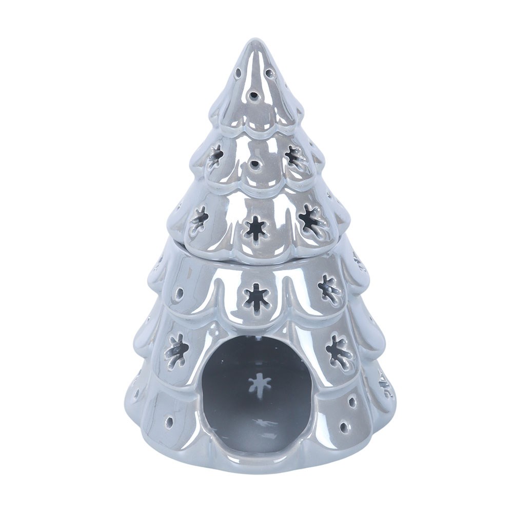 Iridescent Silver Fir Tree Oil Burner3