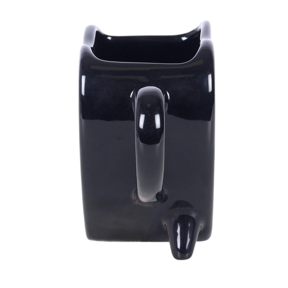 Black Ceramic Planchette Mug (300ml)1