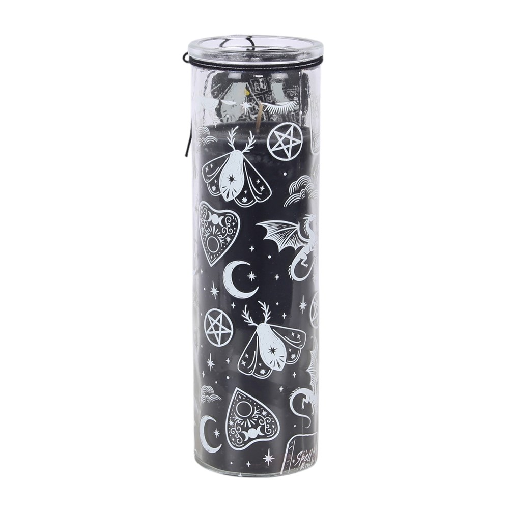Vanilla Bean & Black Pepper Gothic Glass Tube Candle1