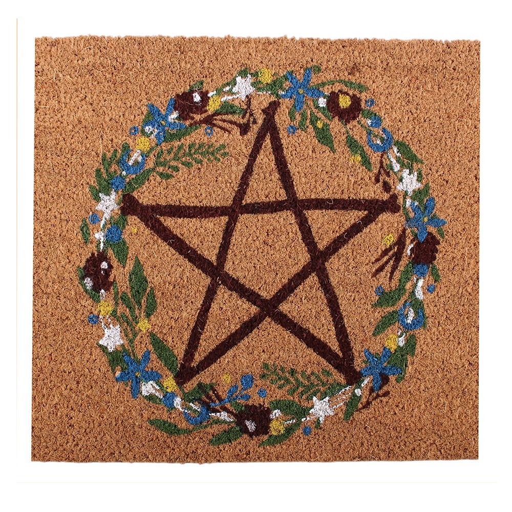 Natural Solstice Wreath Doormat1