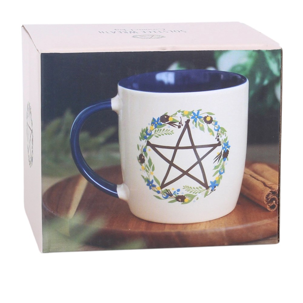 Solstice Wreath Ceramic Mug (370ml)3