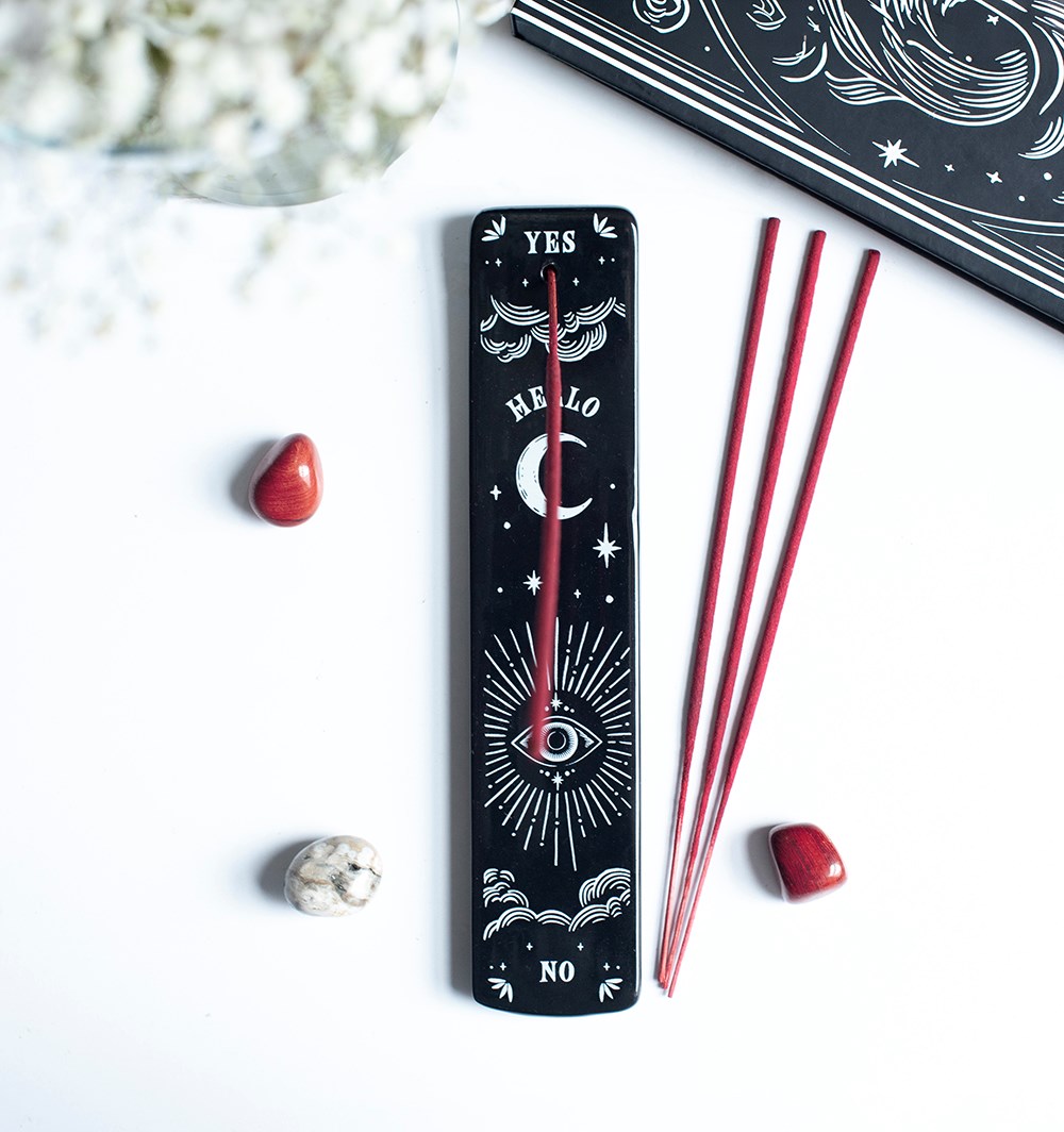 Spellbound Secrets Ceramic Incense Ash Catcher - Talking Board Design4