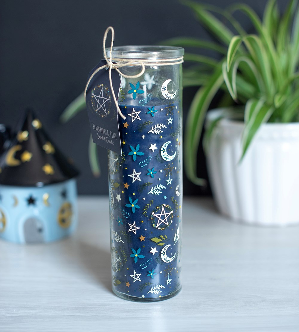 Solstice Spell Print Blackberry & Pine Tube Candle3