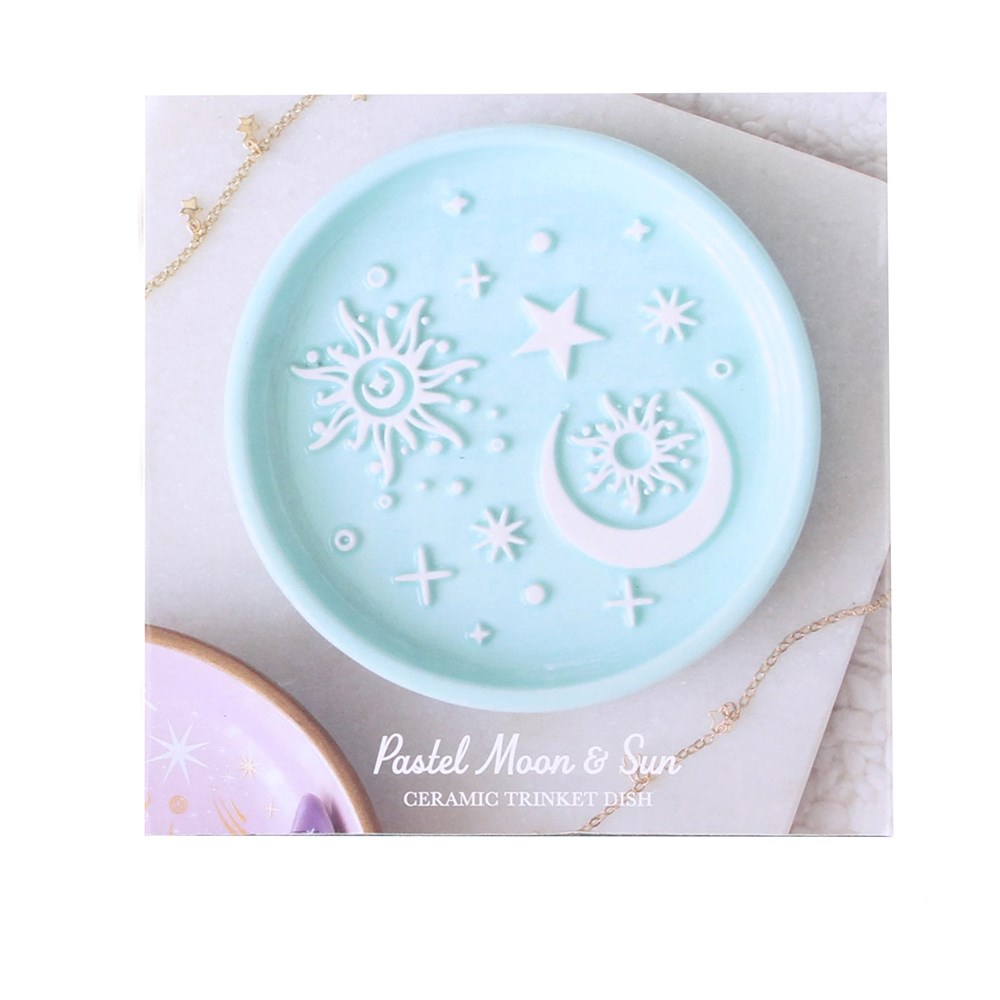 Blue Pastel Moon and Sun Trinket Dish4