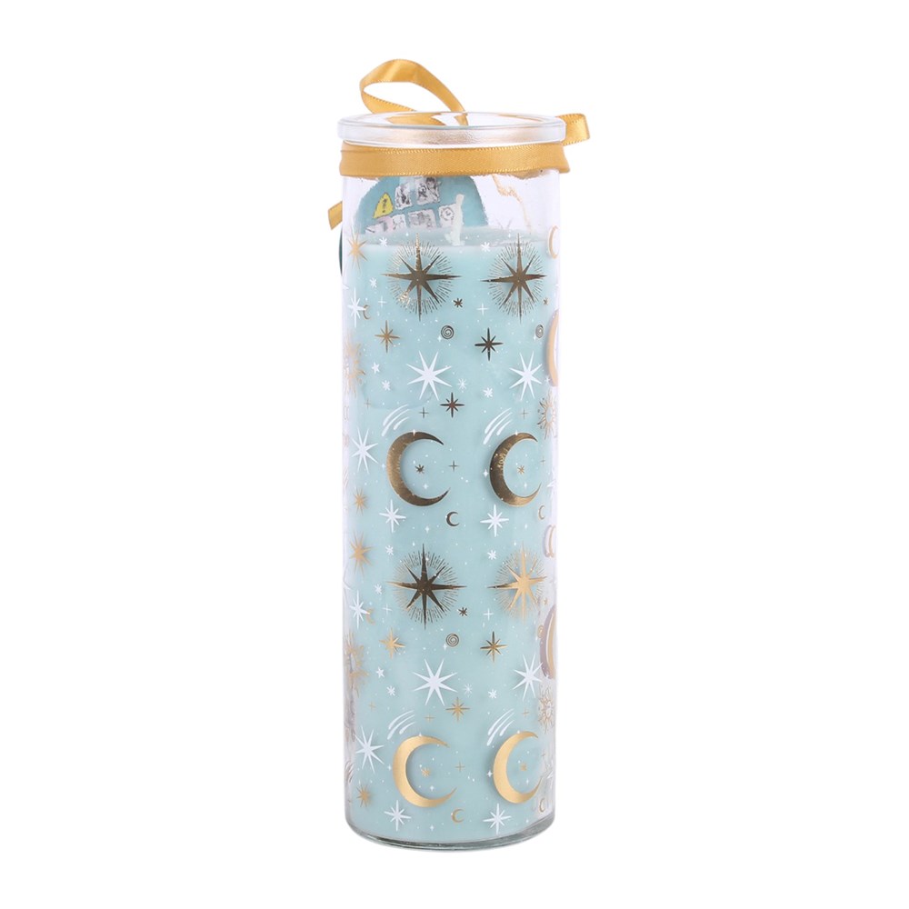 Blue Pastel Skies Peppermint Scented Tube Candle2
