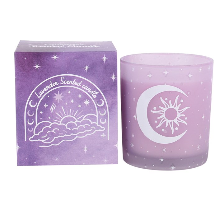 Purple Pastel Skies Lavender Scented Candle