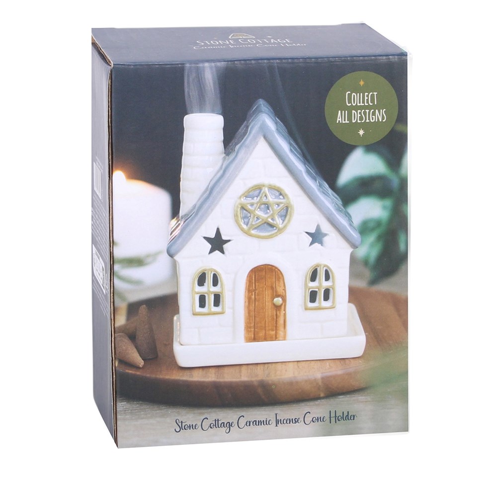 Stone Cottage Ceramic Incense Cone Holder4
