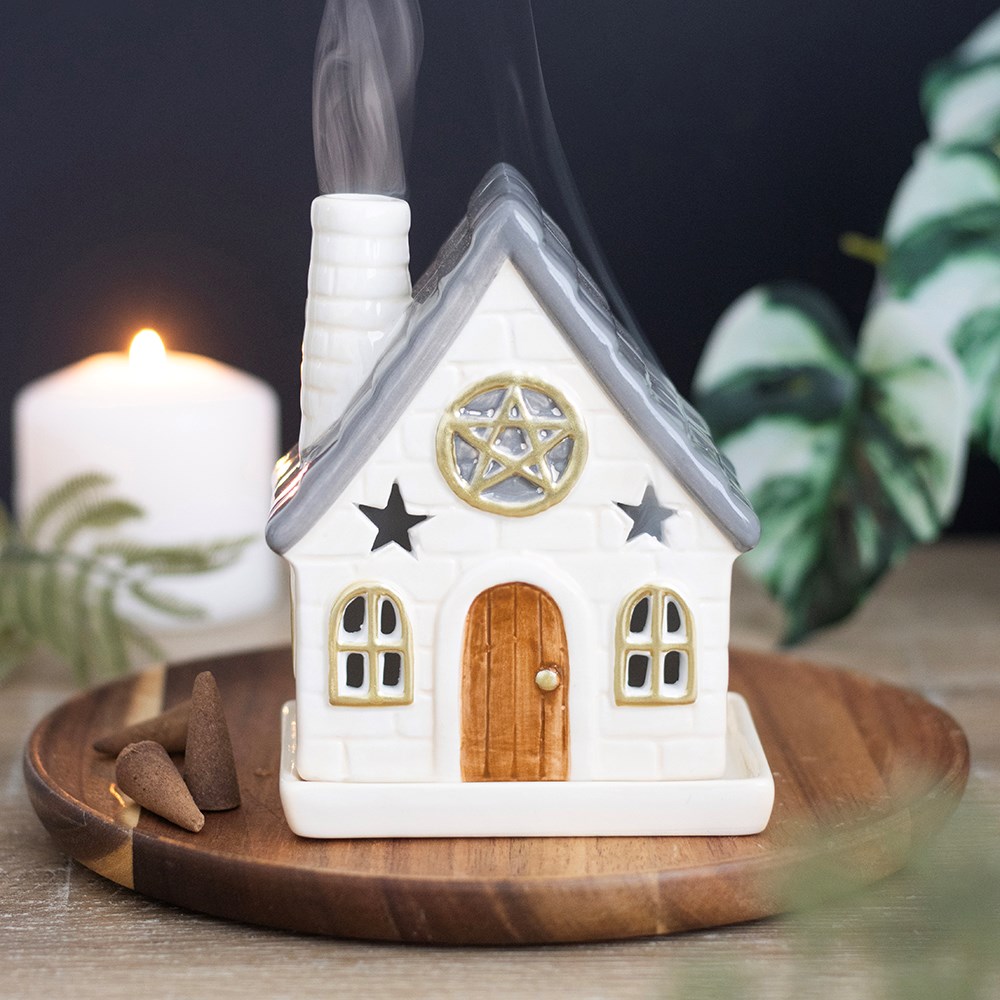 Stone Cottage Ceramic Incense Cone Holder5