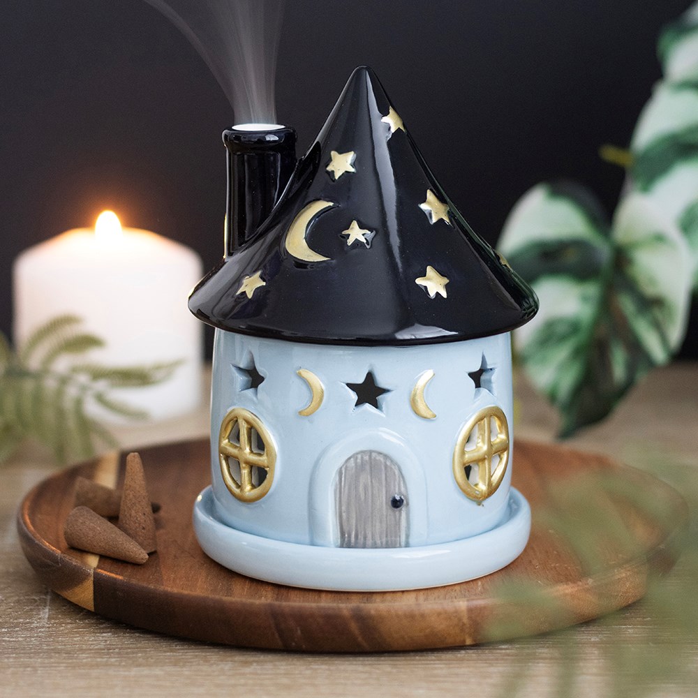 Celestial Cottage Ceramic Incense Cone Holder5